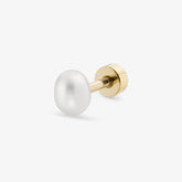 Piercing Pearl Barre Nébuleuse Bijoux Or 