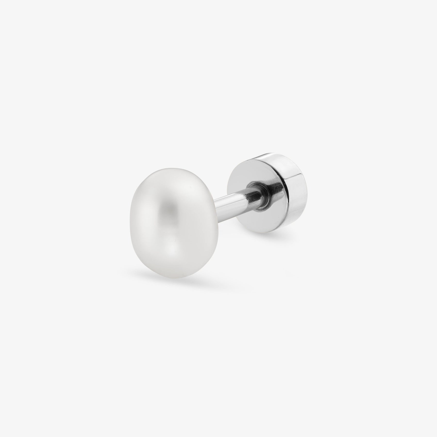 Piercing Pearl Barre Nébuleuse Bijoux Argent 