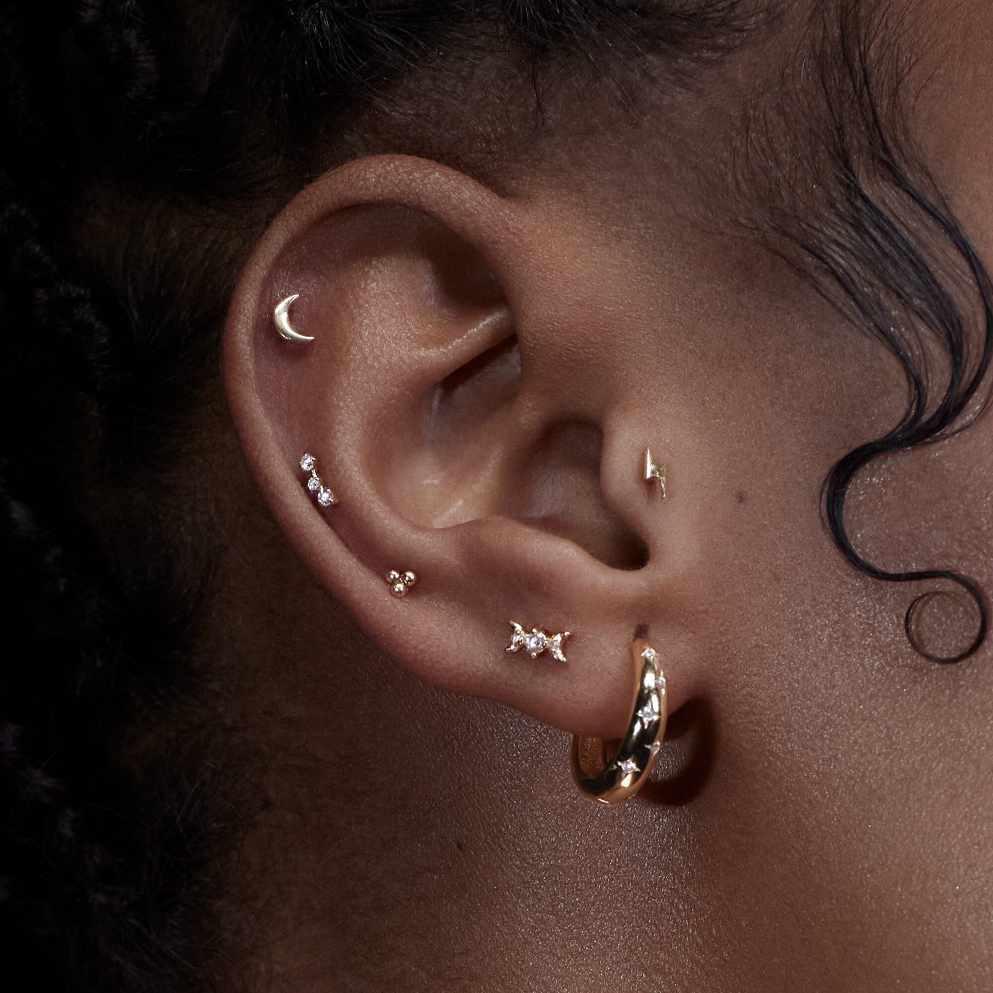 Emi x Lune Barre Nébuleuse Bijoux 