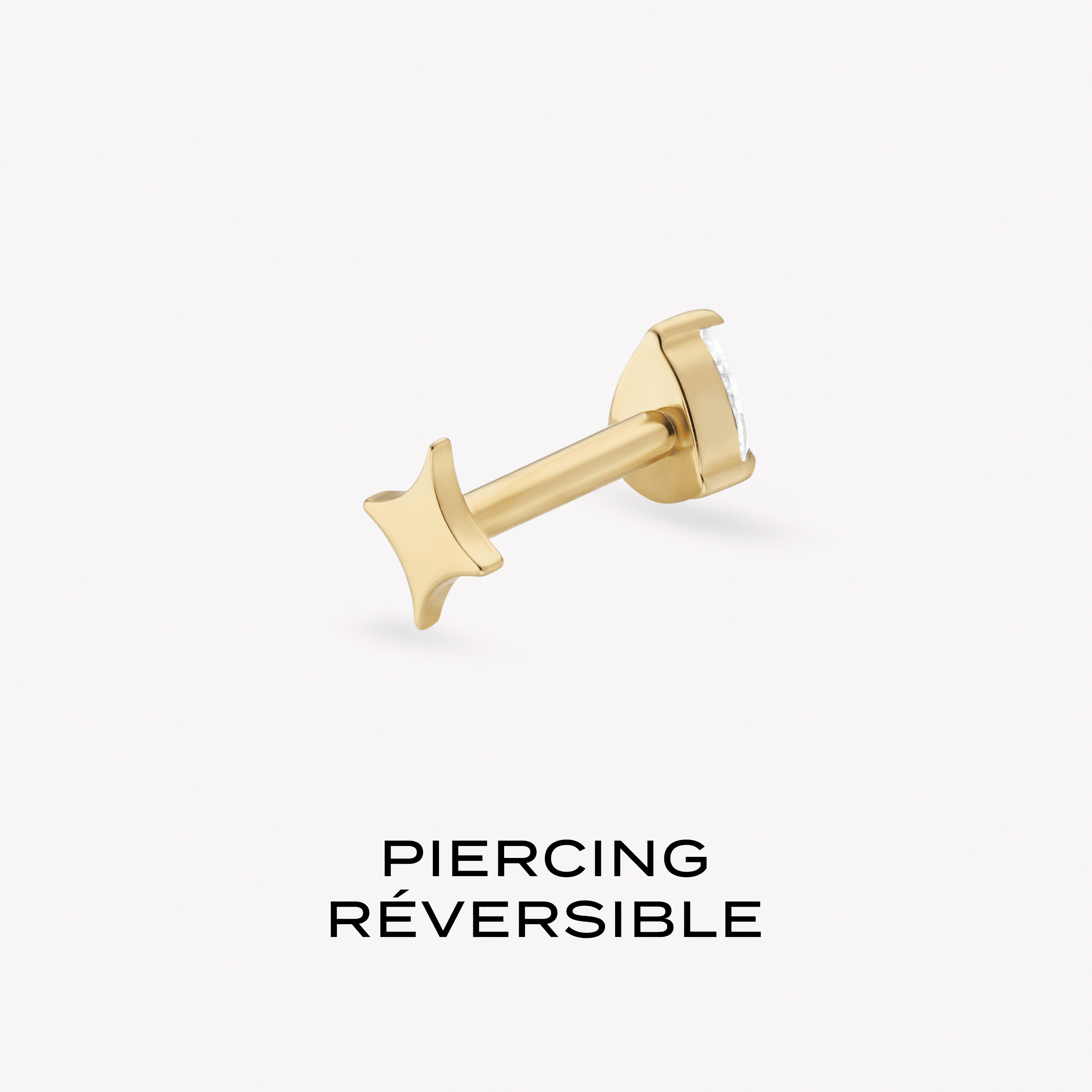 Cléo Titane Barre Nébuleuse Bijoux 