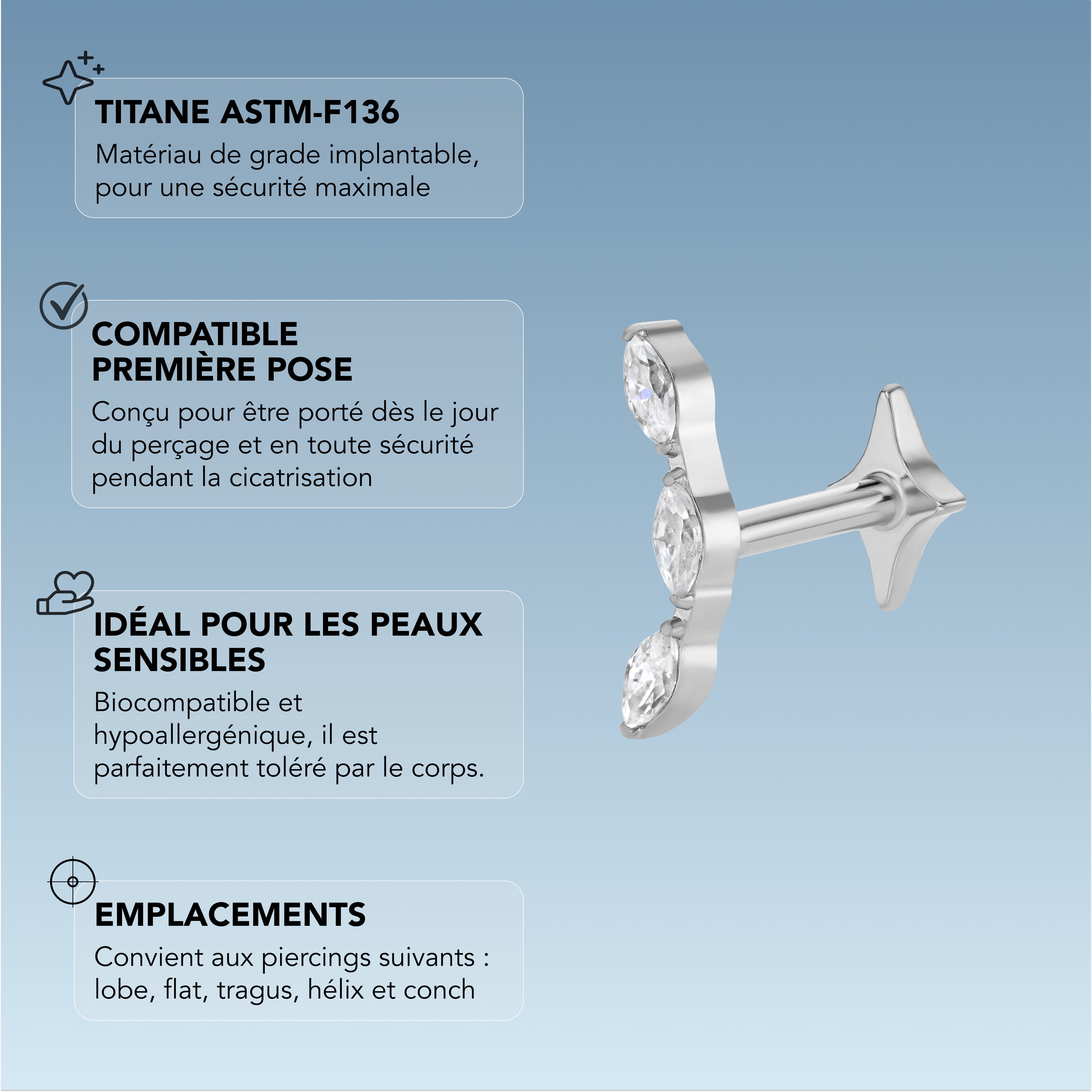 Féline Blanche Titane