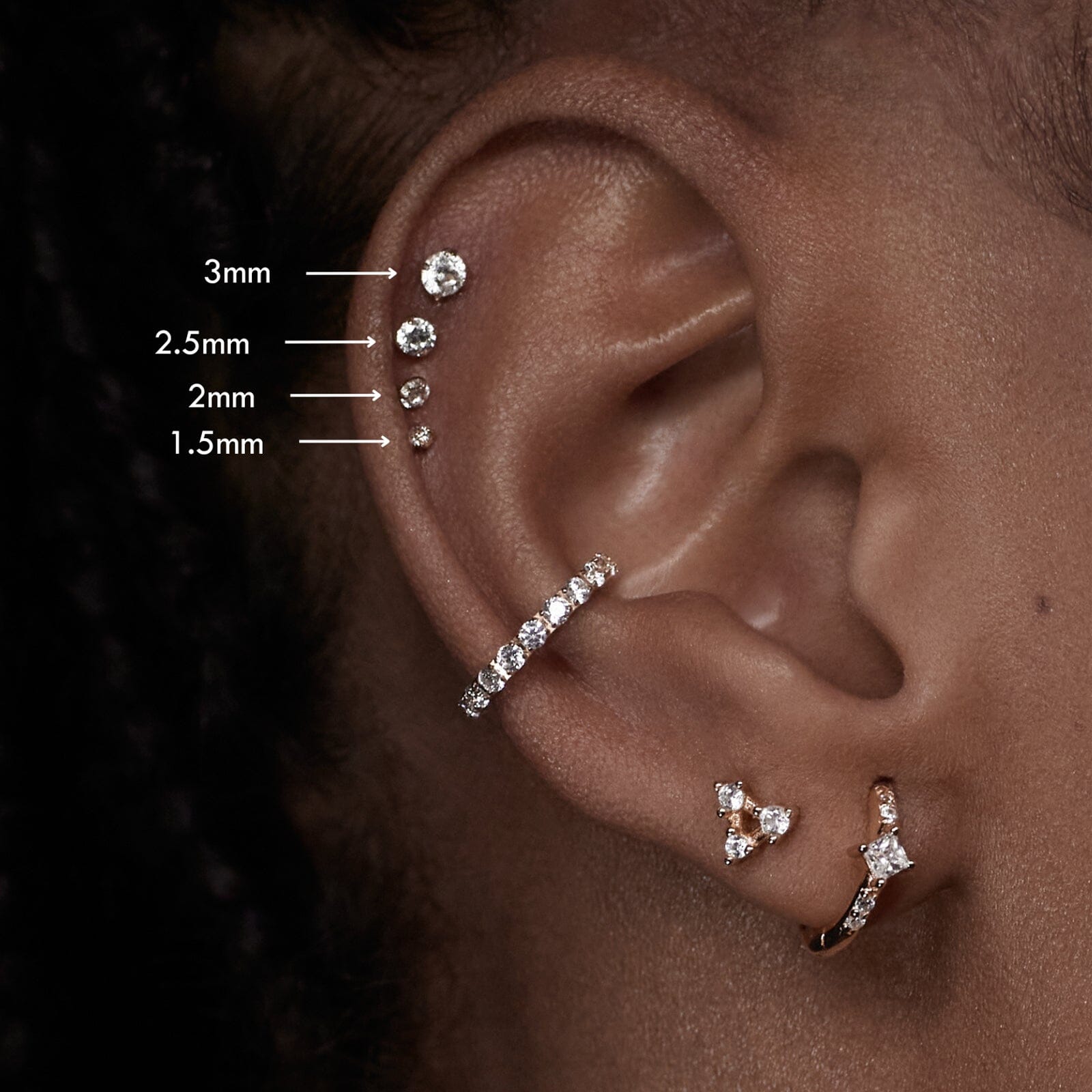 Pierre x Étoile Barre Nébuleuse Bijoux 