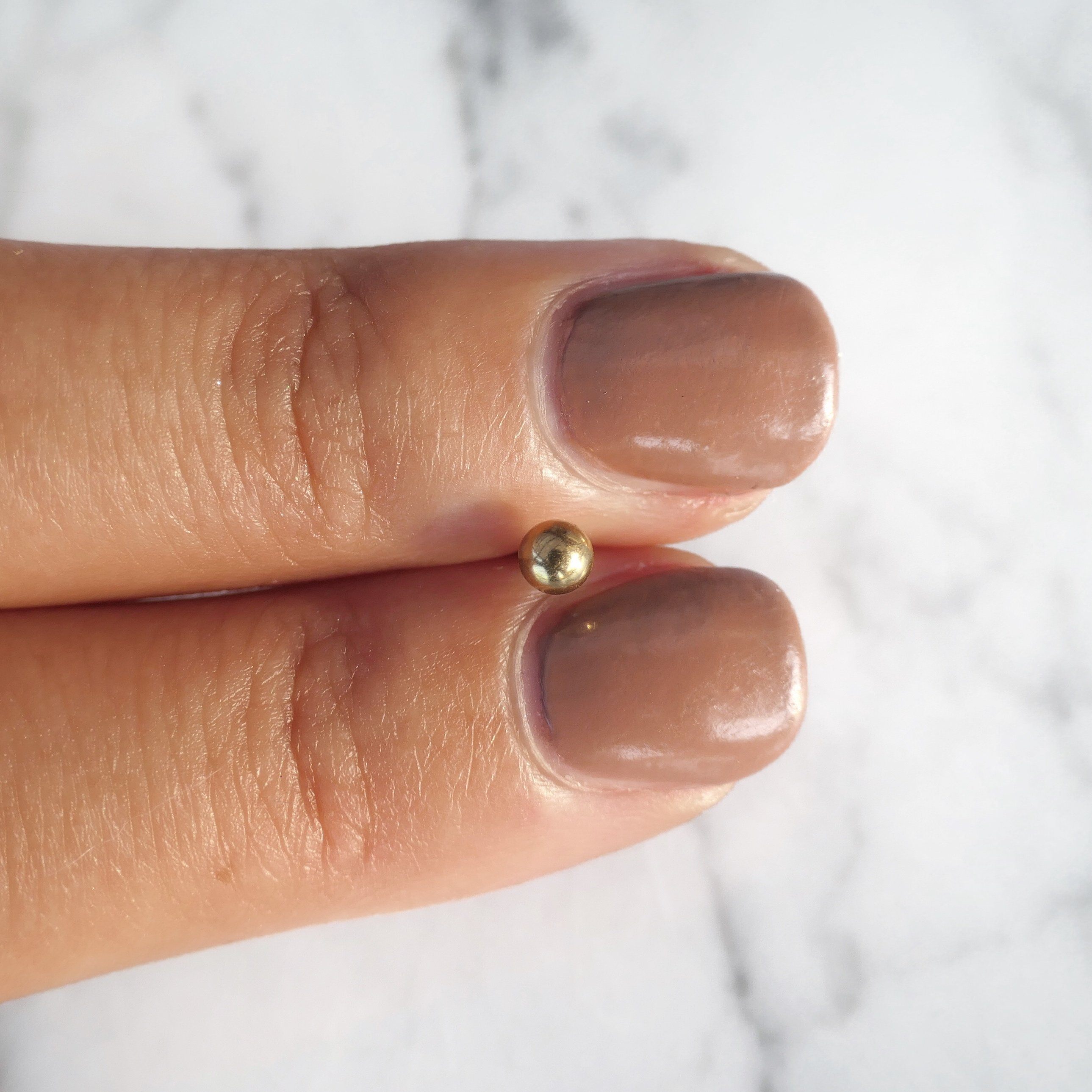 Piercing Boule dorée - Nébuleuse bijoux