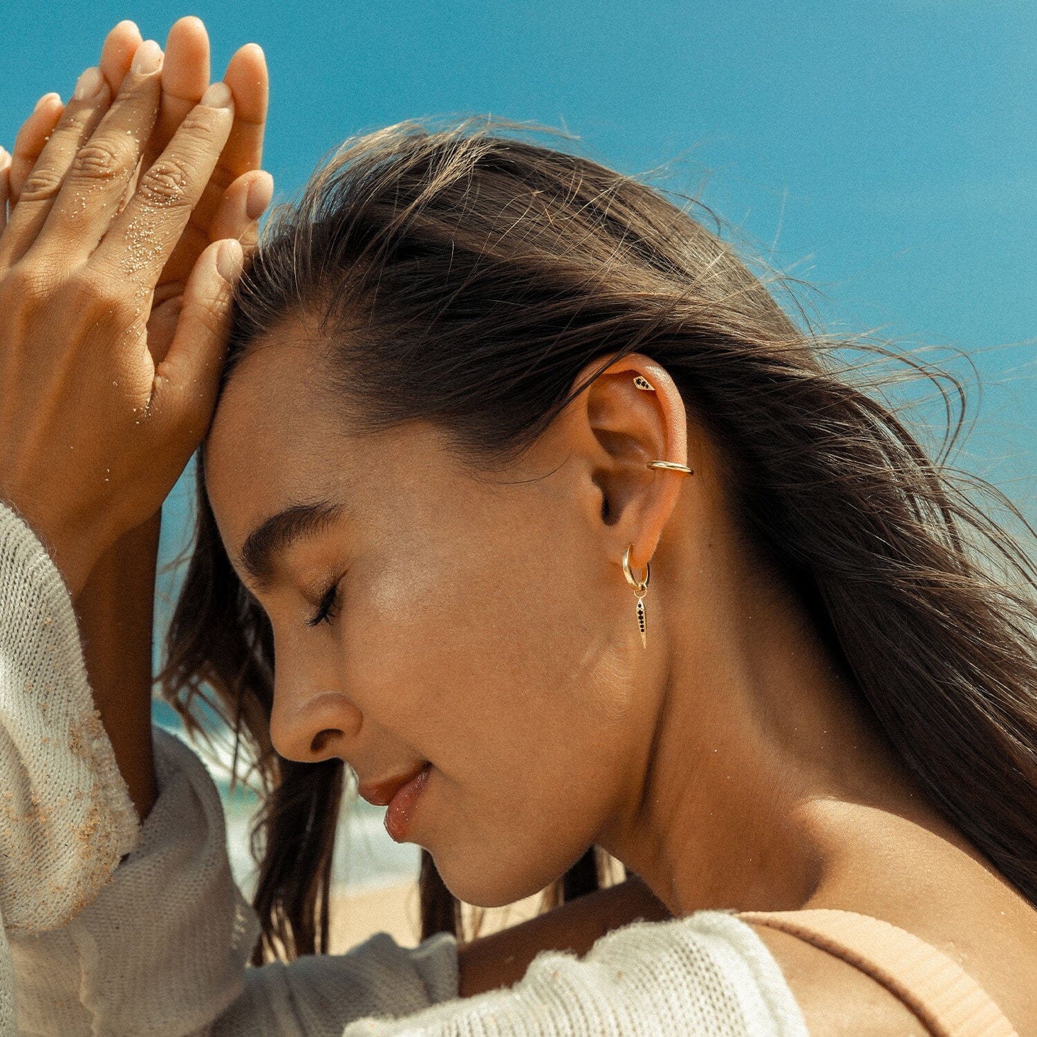 Jade Faux piercing Nébuleuse 